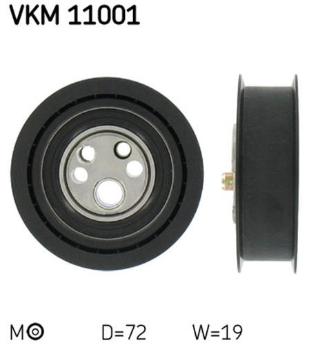 Skf spannrolle zahnriemen vkm - zahnriemen,